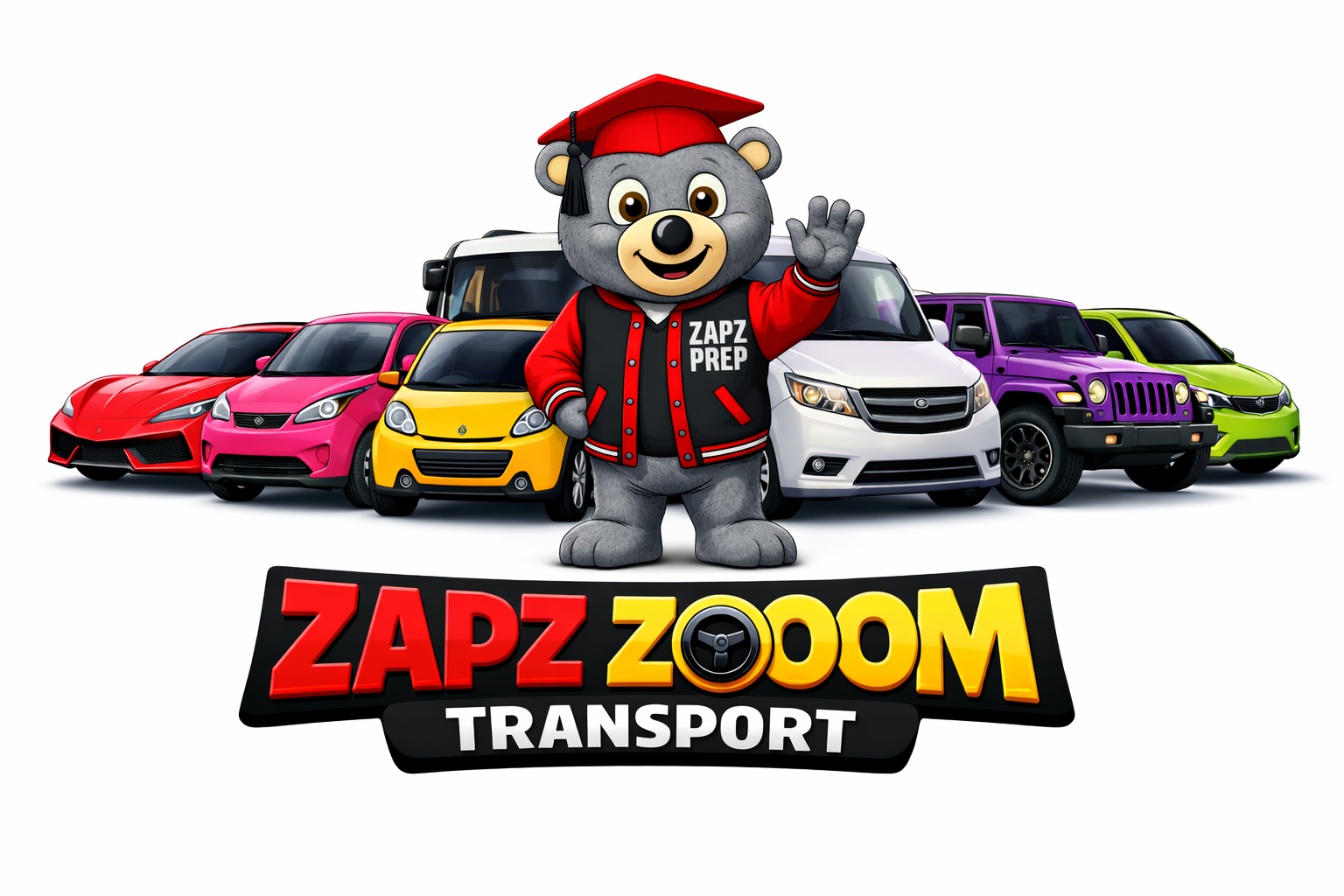 ZAPZ Bear Mascot
